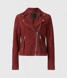 X Dalby Suede Moto Jacket by All Saints at Bloomingdales